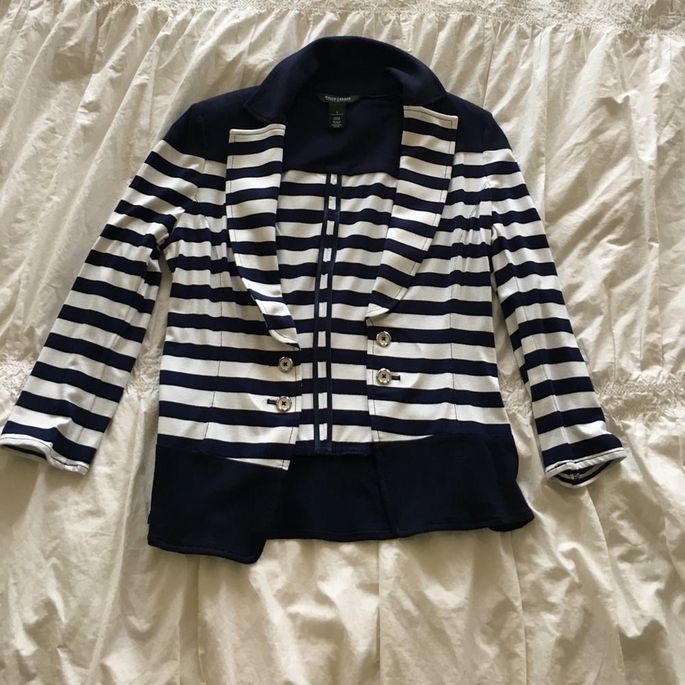 White House Black Market Stretch Jacket Size 2